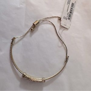 NWT Charming Charlie Hypo-Allergenic Gold Plated Bracelet